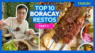Top 10 Boracay Restaurants We Tried (PART 2) • Filipino w/ ENG Sub