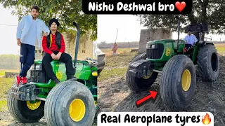 Asli Aeroplane tyres 😱// meets @nishu_deshwal