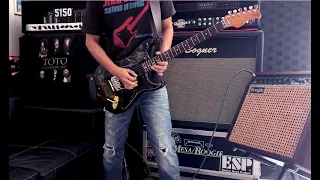[EZGUITARS.NET] Steve Lukather TOTO tribute Valley Arts Robot Custom Pro Strat ESP Mesa Mark IIC+