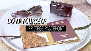 DIY // INDISPENSABLE DE VOYAGE : Protège Passeport