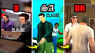 Protagonist Crossover in GTA Games (Evolution)