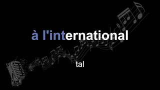 tal | à l'international | lyrics | paroles | letra |