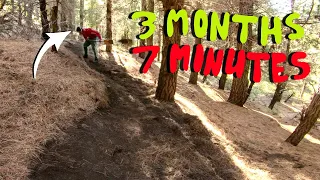 FLOW TRAIL BUILDING TIMELAPSE! 3 months in 7 minutes!
