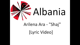 Eurovision 2020 - Albania - Arilena Ara - "Shaj" [Lyric Video]