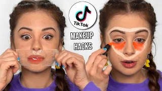 Testing VIRAL TIKTOK MAKEUP HACKS - Part 3