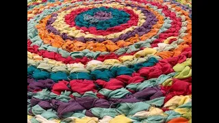 How to make a crochet rug