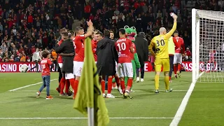 Nimes Olympique - AS Monaco / L'ambiance au stade des Costières