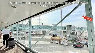 LANDED AT PARIS CHARLES DE GAULLE CDG Airport 🛬 TERMINAL 2F by AIRFRANCE Arrival October 2023