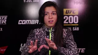 Claudia Gadelha explains off-camera scuffle with Joanna Jedrzejczyk