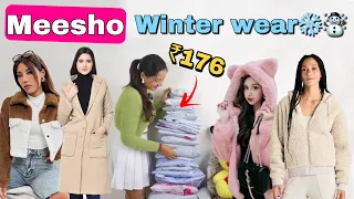 ₹176 main Trendy Winter Wear😱😍|affordable Winter Wears from Meesho😍🌨️ #meesho #winterspecial