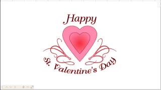 С Днем Святого Валентина, Уникальный, романтичный День святого Валентина