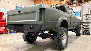 Custom Toyota Pickup Bumper Get Raptor Liner!!