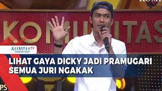 Lihat Gaya Dicky Jadi Pramugari Semua Juri Ngakak