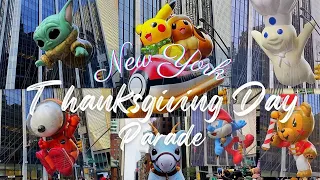 NYC Macy's Thanksgiving Day Parade Highlights & Cute Balloon Inflation