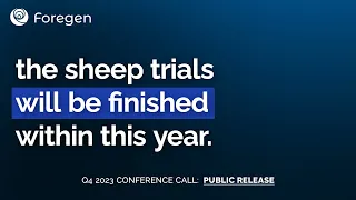 Q4 2023 Conference Call with Founder and CSO: Sheep Trials, Histology Studies, HCTs, and more!