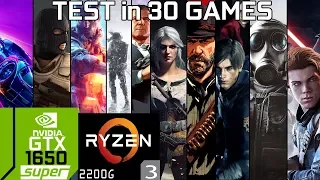 Test 30 Games with GTX 1650 Super & Ryzen 3 2200G & 8GB RAM