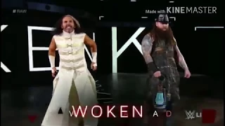 WOKEN MATT HARDY & BRAY WYATT NEW ENTRANCE - WWE RAW 2018/04/16- 16th April 2018