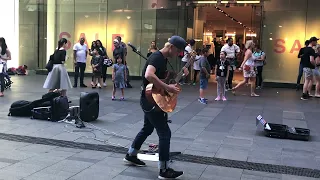 4 Feb 2018 street performance guitar - mission impossible