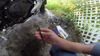 How to replace your ninja rear brake lever pt 1