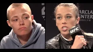 Rose Namajunas vs. Joanna Jedrzejczyk: No More Head Games?  (UFC 223 Press Conference)