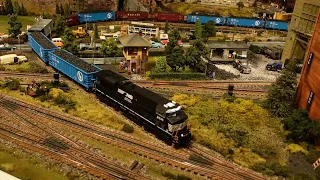 O GAUGE HIGH RAIL LIONEL AND MTH COAL DRAG RUN SESSION in 4K.