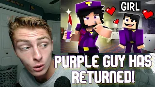 CRIMINAL! PURPLE GIRL VS PURPLE GUY!? - Fazbear and Friends SHORTS #1-16 Compilation | REACTION