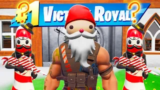 Ik deed alsof ik BOSS KERSTMAN was in Fortnite!