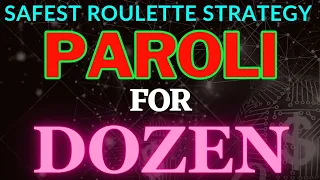 "PAROLI" FOR DOZEN | ROULETTE SAFEST STRATEGY | @indiancasinoguy