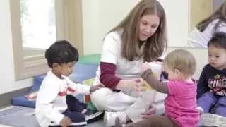 Toddler Counting Activity at Bright Horizons