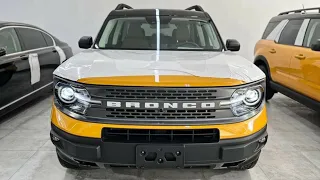 2021 Ford Bronco Spot Badlands Yellow Color | Exterior and Interior Walkaround