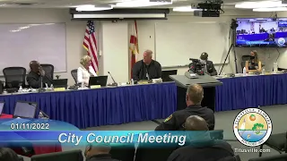 City Council Meeting — 01/11/2022 - 6:30 p.m.