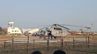 Narendra Modi  Helicopter Landing in Arambagh West Bengal India