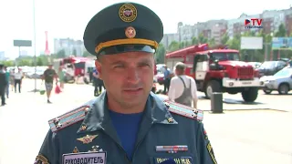 Воронежские сотрудники МЧС провели пожарно-тактические учения в торговом центре