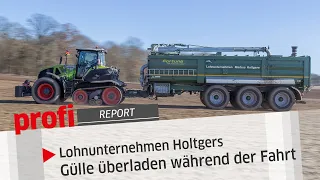 Gülle überladen während der Fahrt | profi #Report