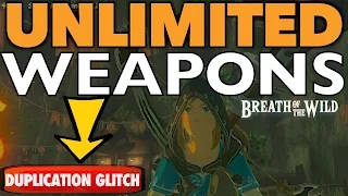 UNLIMITED Weapon Duplication Glitch - Zelda Breath of the Wild - Patched