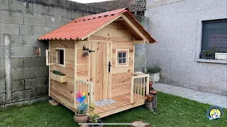 casita infantil de madera #ismapro #makersespaña 
        #wood
        #maker
        #diy
        #bricolaje #casademadeira