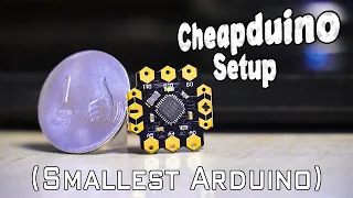 how to setup cheapduino | smallest arduino