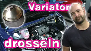 Tutorial: Variator ausbauen und drosseln