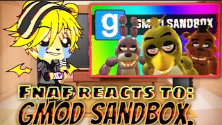 Fnaf reacts to: Gmod sandbox - Gacha Club reacts. 🤣👻 @VanossGaming