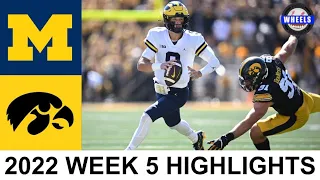 #4 Michigan vs Iowa Highlights | College Football Week 5 | 2022 College Football Highlights