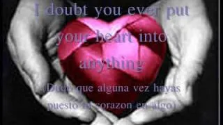 Lucie silvas lyrics English-Spanish (What you are made of)