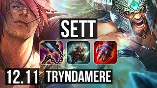 SETT vs TRYNDA (TOP) | 6 solo kills, 10/2/6, 600+ games | NA Diamond | 12.11