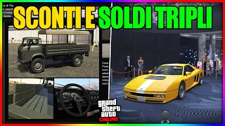 AGGIORNAMENTO SETTIMANALE SCONTI E SOLDI TRIPLI+NUOVO VEICOLO AGGIUNTO GTA 5 ONLINE ITA