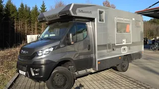 Bimobil EX412 mit Terrasse 2021 Iveco Daily 4x4 Offroad Wohnmobil. Made in Bavaria Germany.