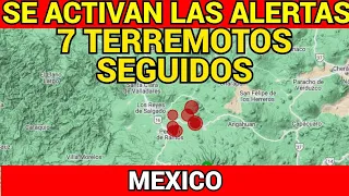 7 SISMOS SACUDEN A MEXICO DE MANERA SIMULTANEA