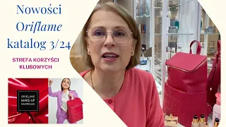 Nowości Oriflame katalog 3/2024 -  Miss Giordani FLORAL 💐 Plecak VANITY w Strefie Korzyści Klubowych