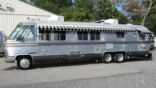 Walk Through 1987 Airstream Classic 345 Vintage Motorhome Bus GMC NASA Astrovan