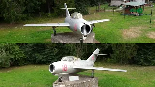 Копия истребителя МиГ-15УТИ, на котором выполняли последний полет Ю.А. Гагарин и В.С. Серёгин