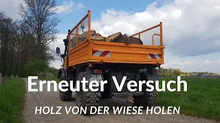 Neuer Versuch Holz holen | Klappt es dieses mal? | Unimog 406 | Mr. Works