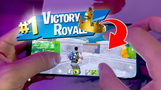 Fortnite Mobile Android 4 Fingers Highlights| Gameplay & FPS Counter.